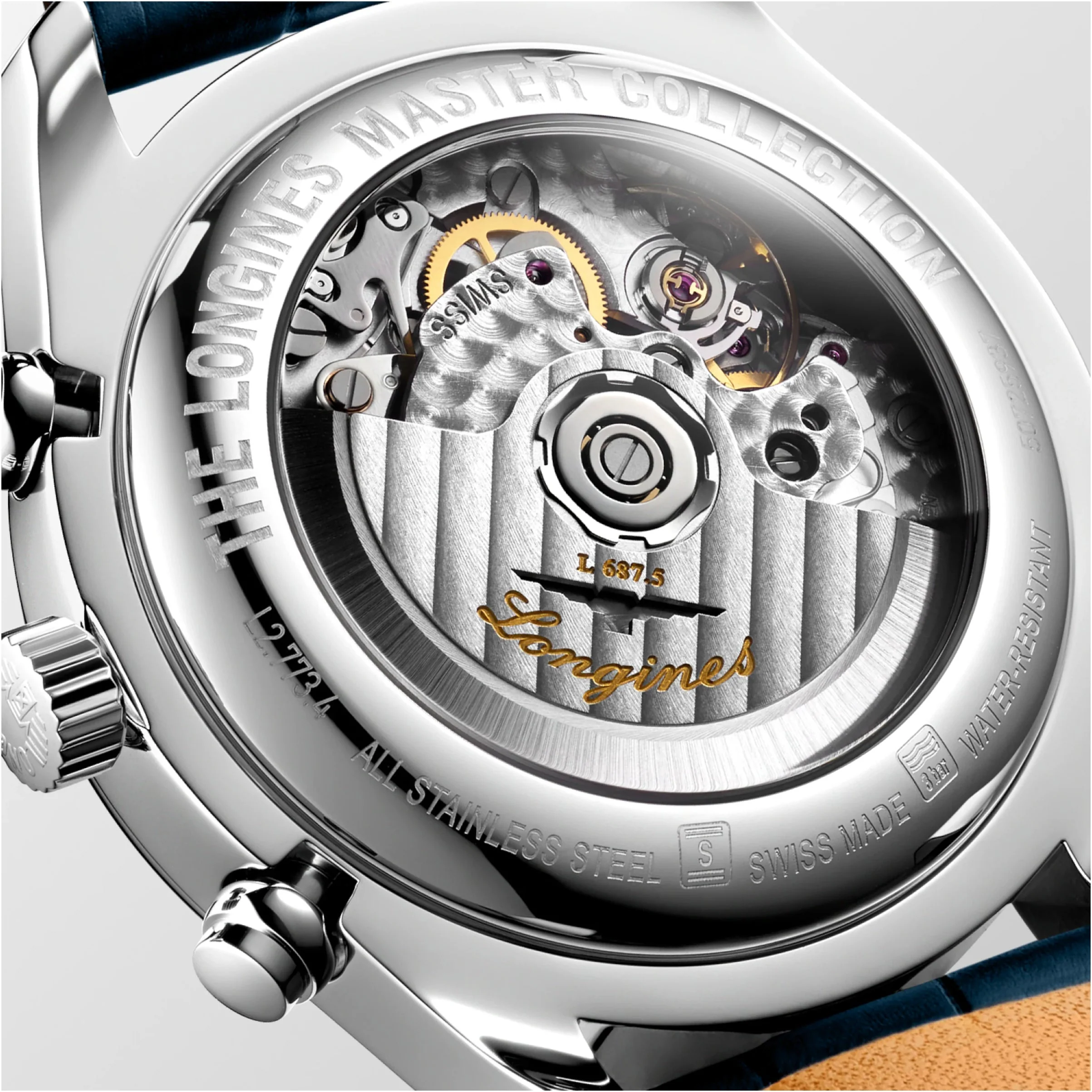 Masters Silver Blue Moon 42mm Watch L2.773.4.71.2