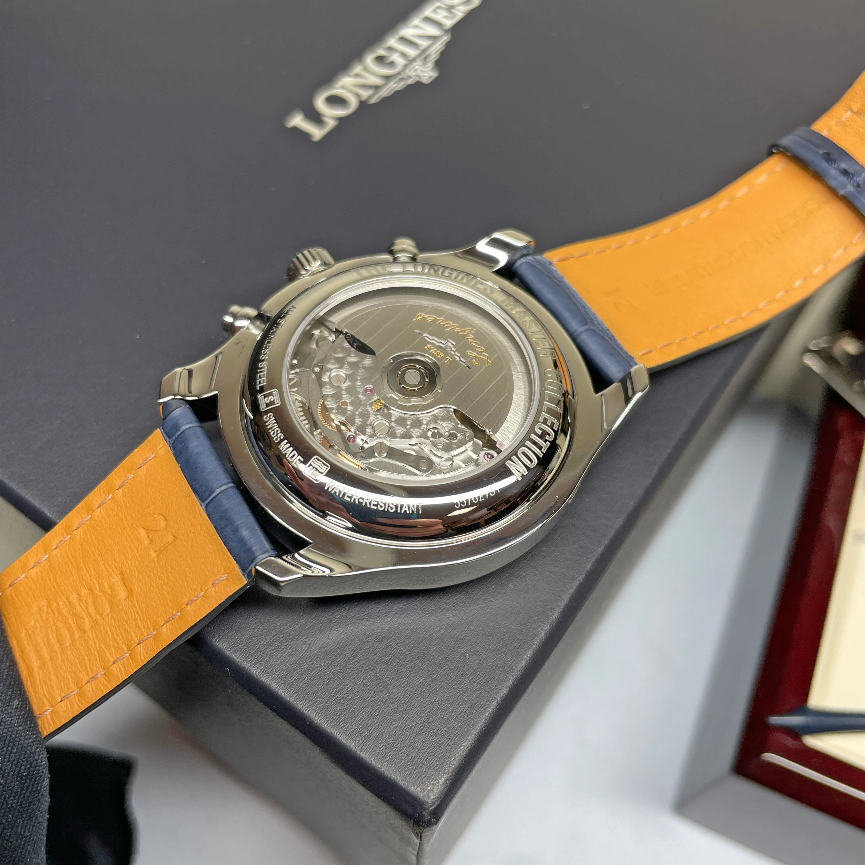 Masters Silver Blue Moon 42mm Watch L2.773.4.71.2