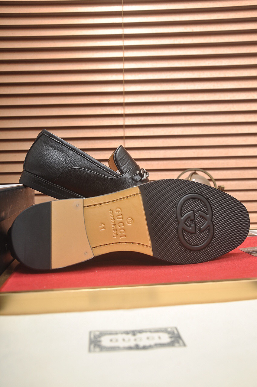 Prada men's leather shoes-23