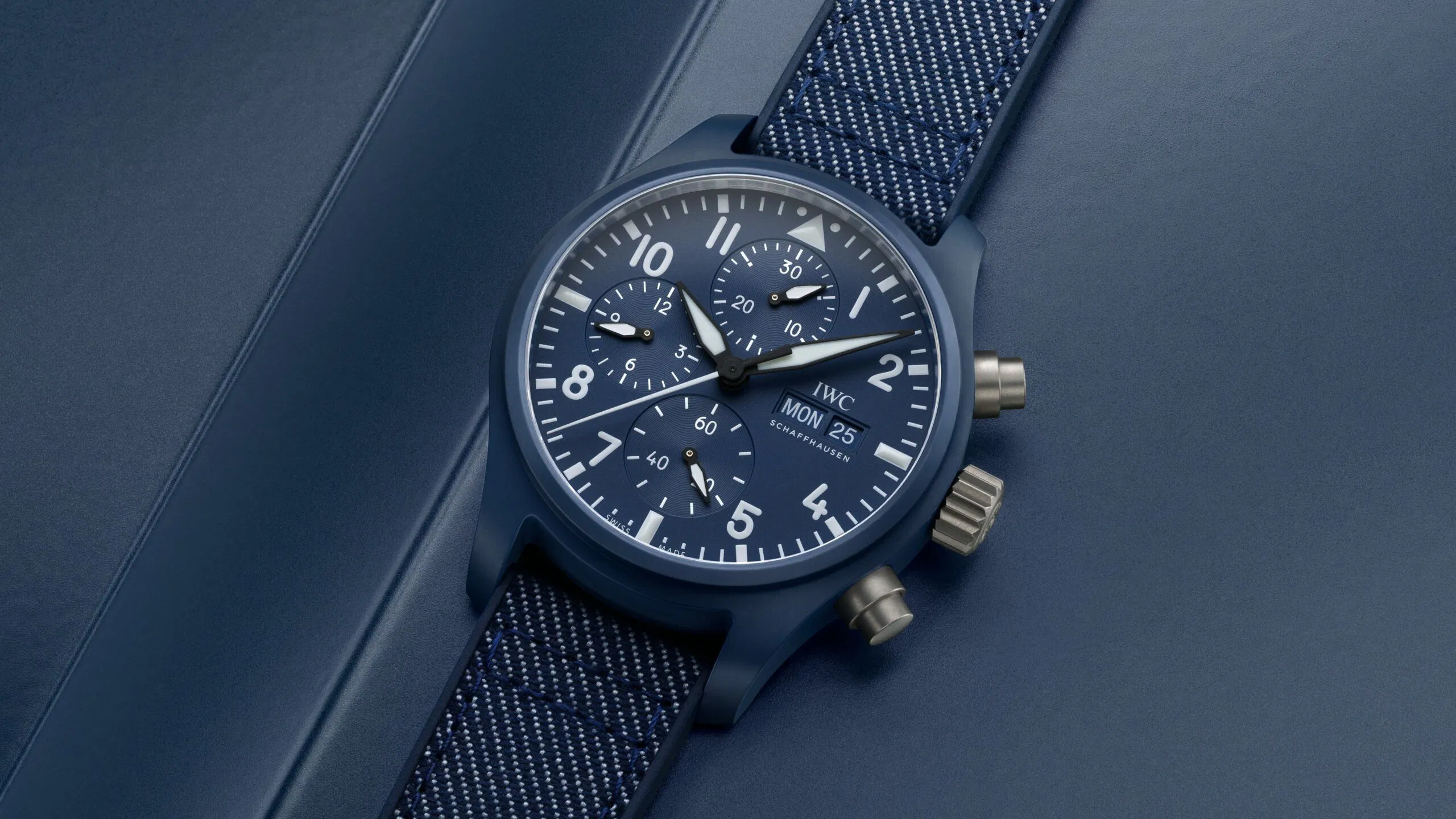 Schaffhausen Pilots watch chronograph 41 top gun oceana iw389404