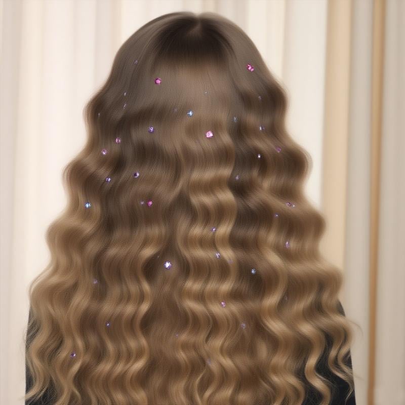 ⏰Glitter Diamond Styling Tools Hair Gemstone Styling Set✨