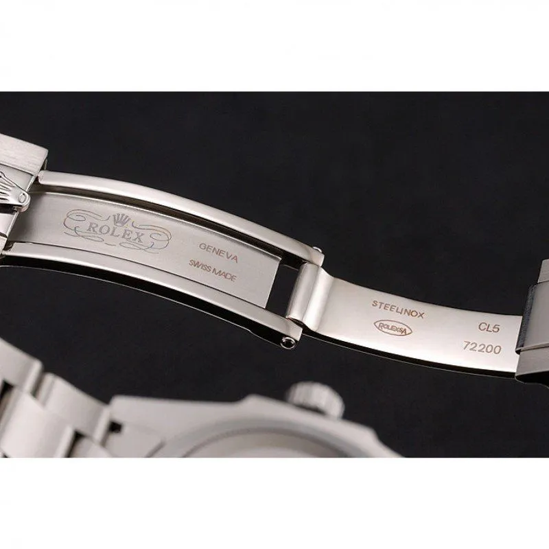 Swiss GMT Master II Black Dial Stone Set Bezel Stainless Steel Case And Bracelet 1453747