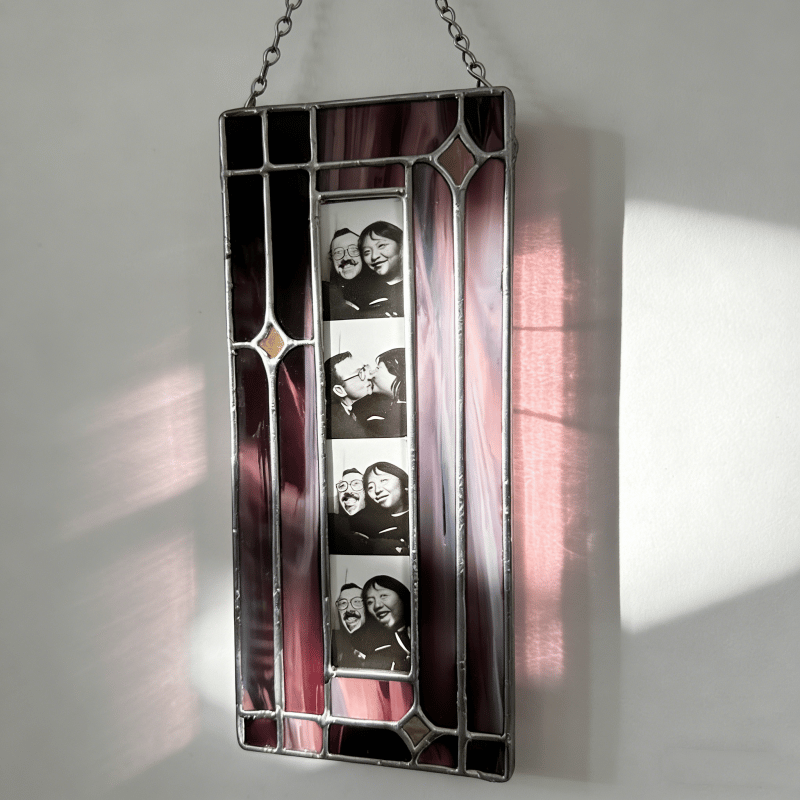✨Handmade Stained Glass Photobooth Frame