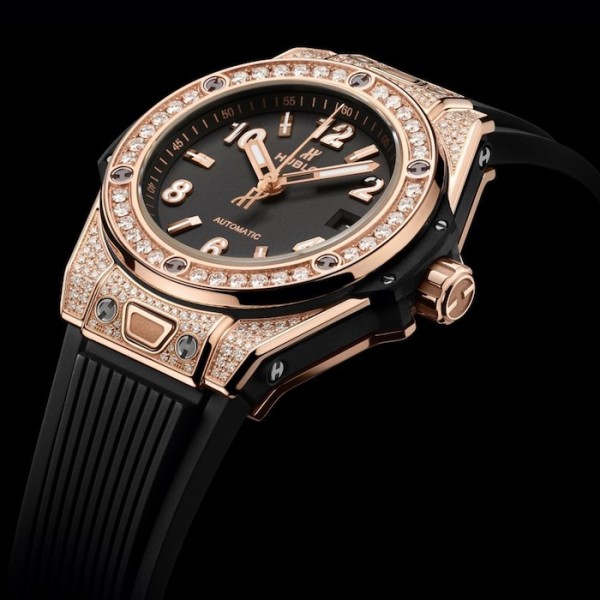 Big Bang Women Automatic Black Rubber Watch 485.OX.1180.RX.1604