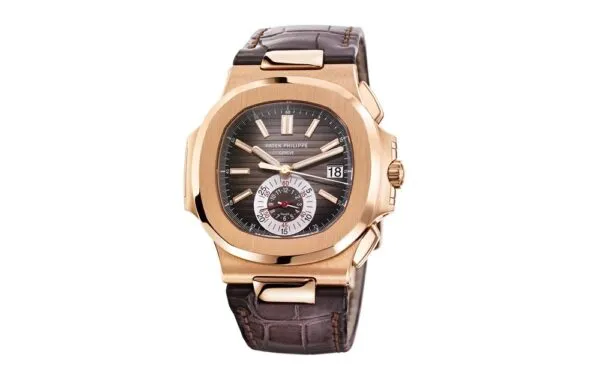 Nautilus 5980R-001 Flyback chronograph, Date 40.5 mm,Rose gold