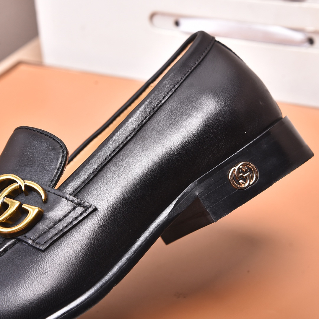 Gucci men's leather shoes-40