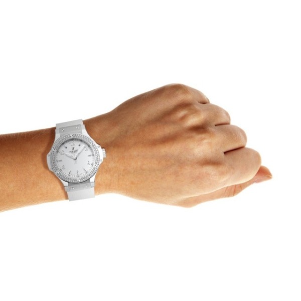 Big Bang Women Quartz White Rubber Watch 361.SE.2010.RW.1104