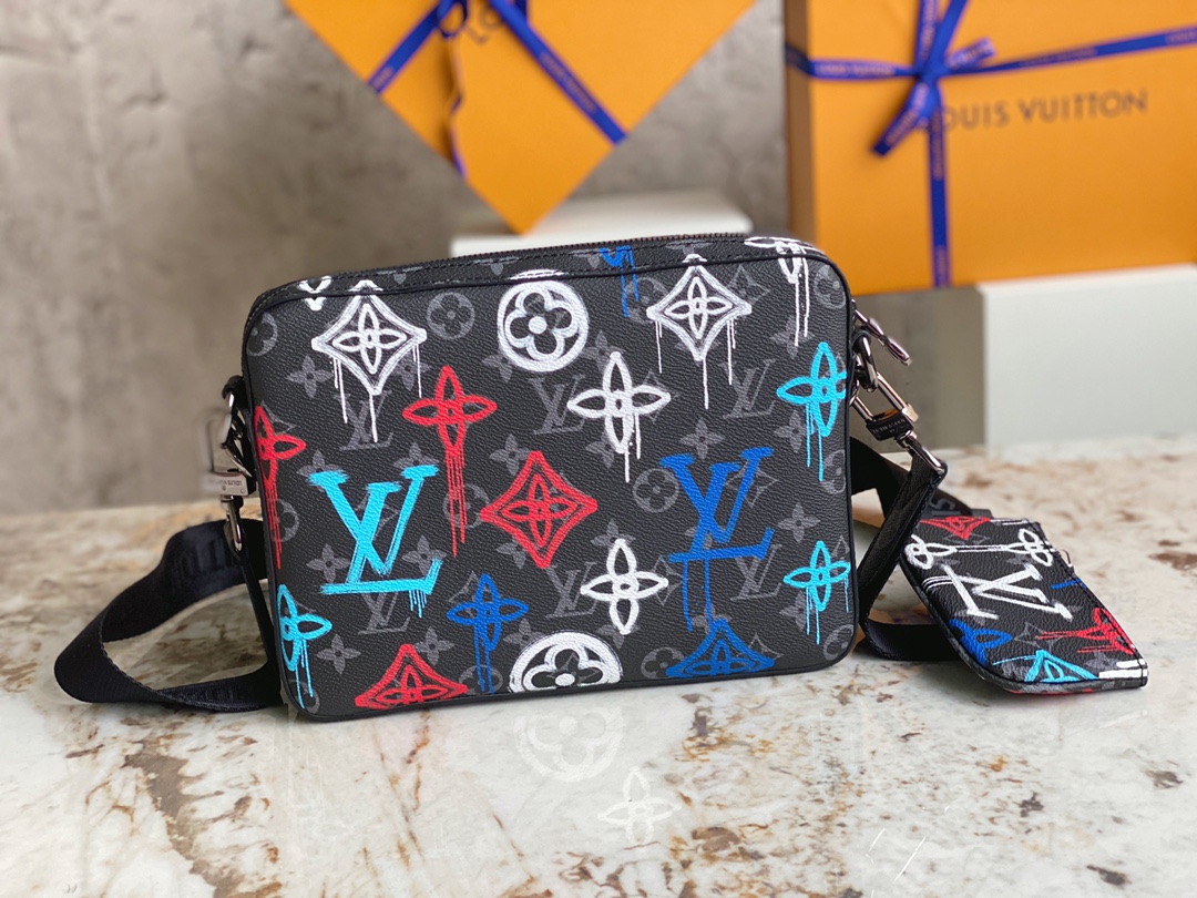 Louis Vuitton Trio Messenger Bag Monogram Coated Canvas M21396
