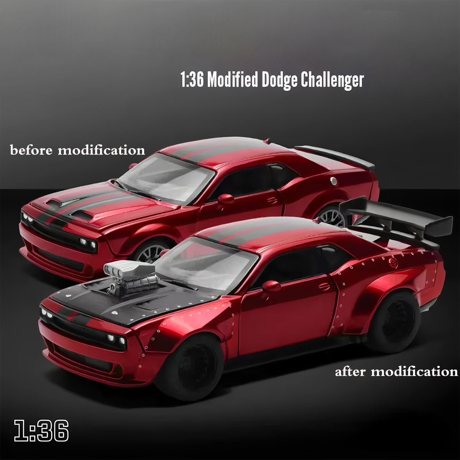 🏁 LOVEPOSELY Dodge DIY Disassembly Toy Car – Fun & Learning in One🚗