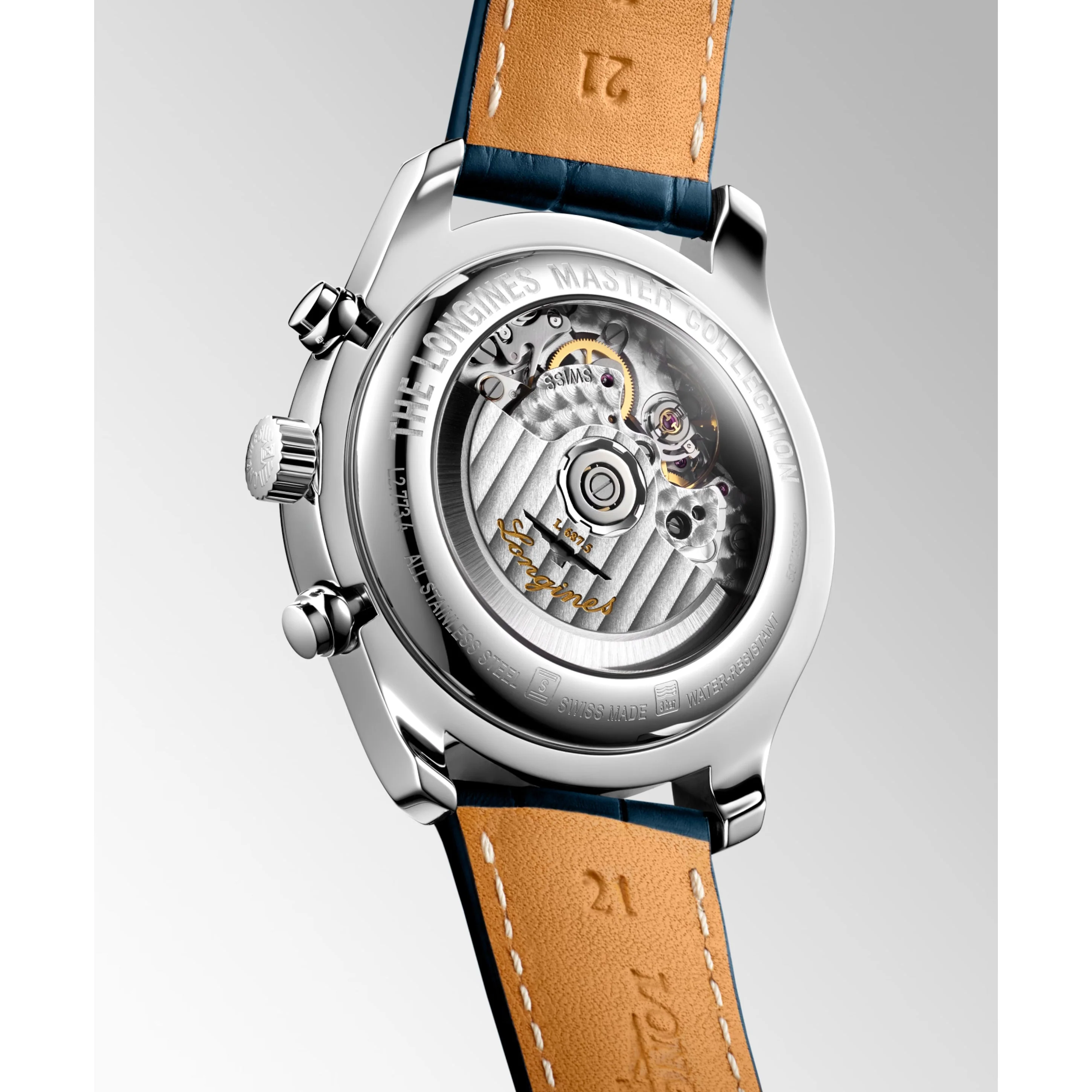 Masters Silver Blue Moon 42mm Watch L2.773.4.71.2