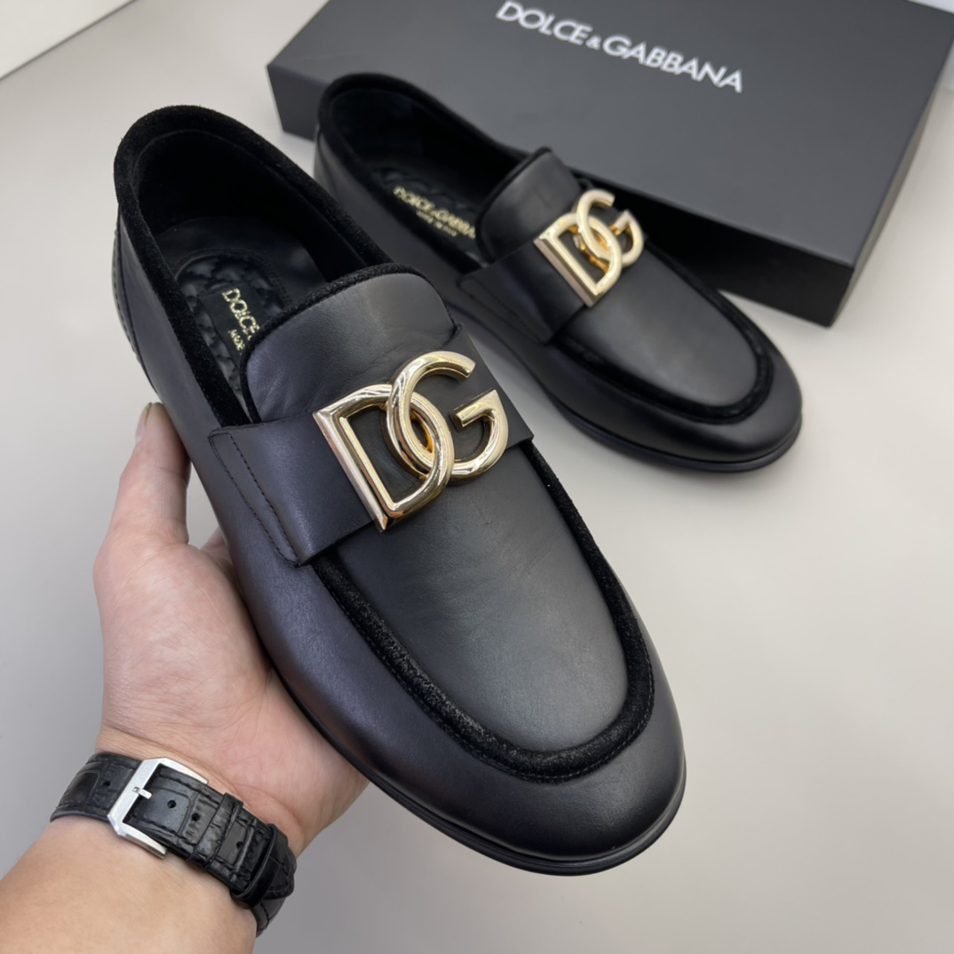 D&G men's leather shoes-45