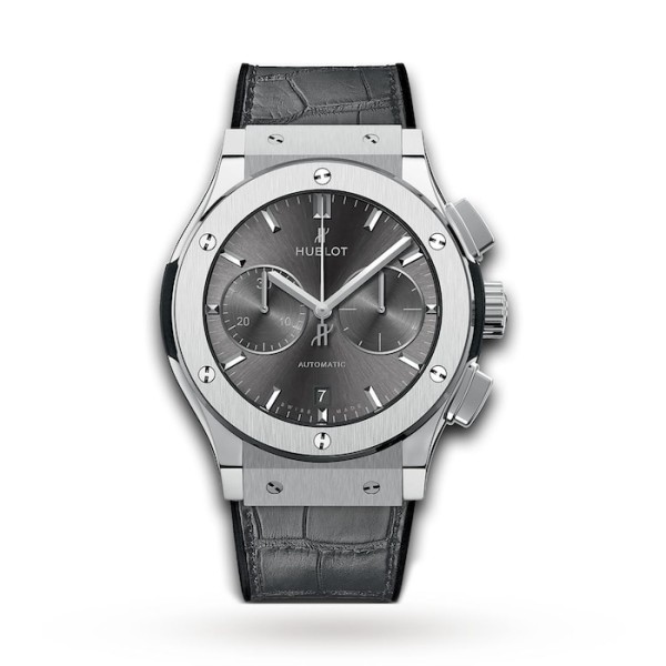 Classic Fusion Men Automatic Grey Alligator Watch 521.NX.7071.LR