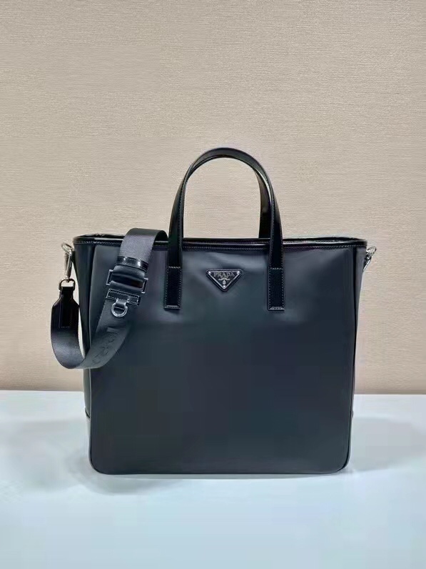 Top Sale Prada Nylon and Saffiano Leather Tote For Men 2VG064