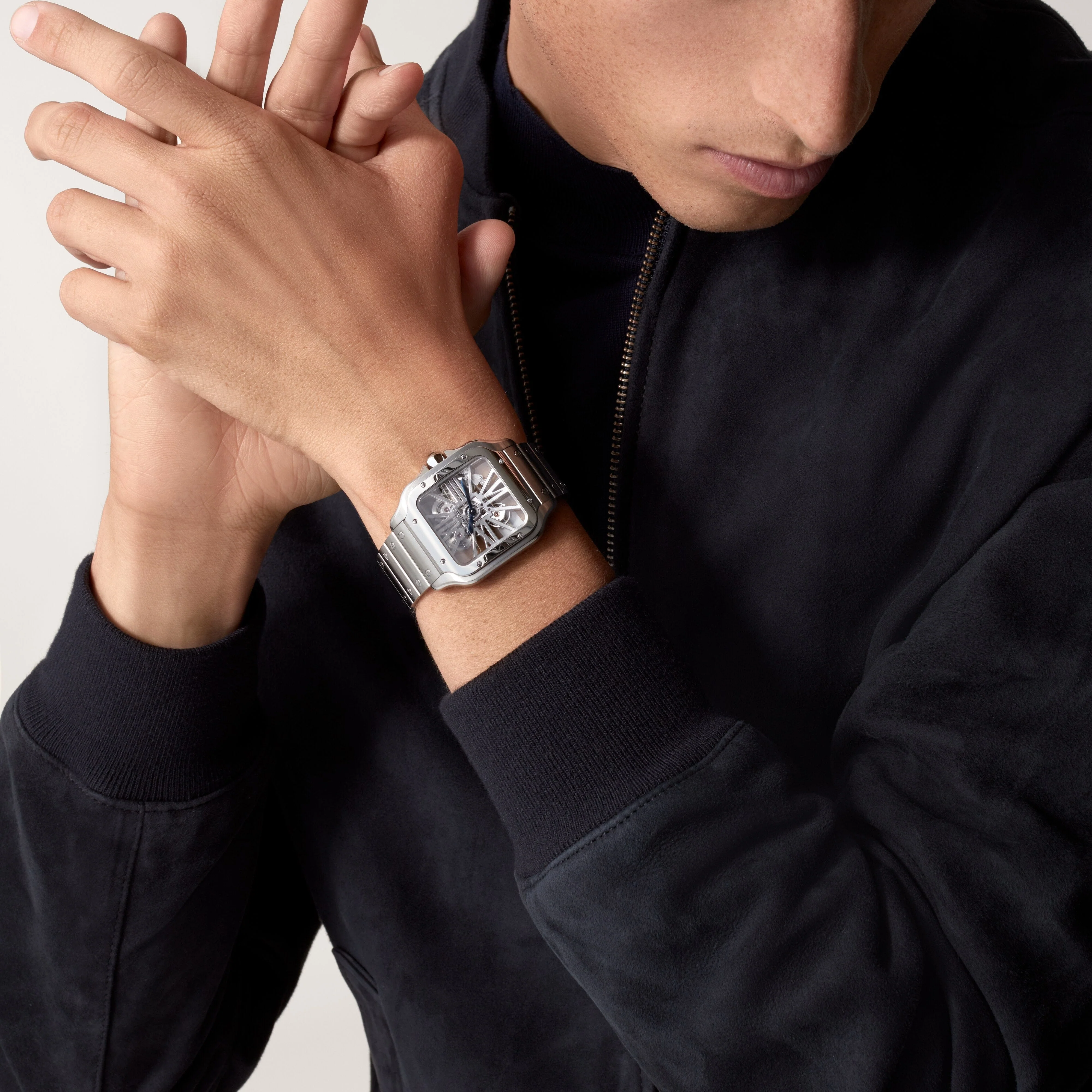 Santos de skeleton watch CRWHSA0015(Box NOT Included)
