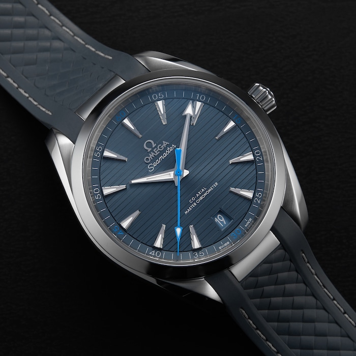 Seamaster Aqua Terra 150M Mens Blue Dial 41mm Automatic Co-Axial Watch