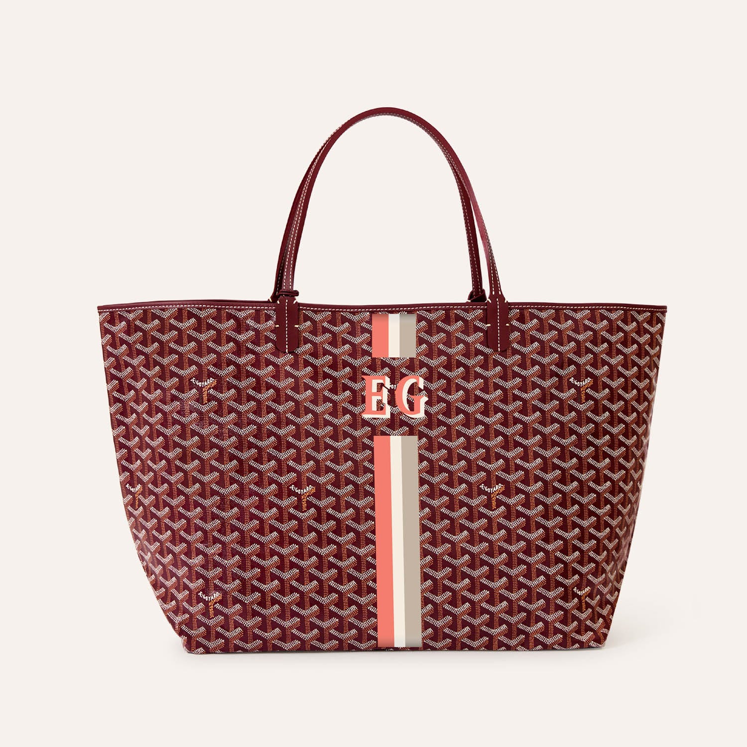 Saint Louis GM bag Stripes and Initials
