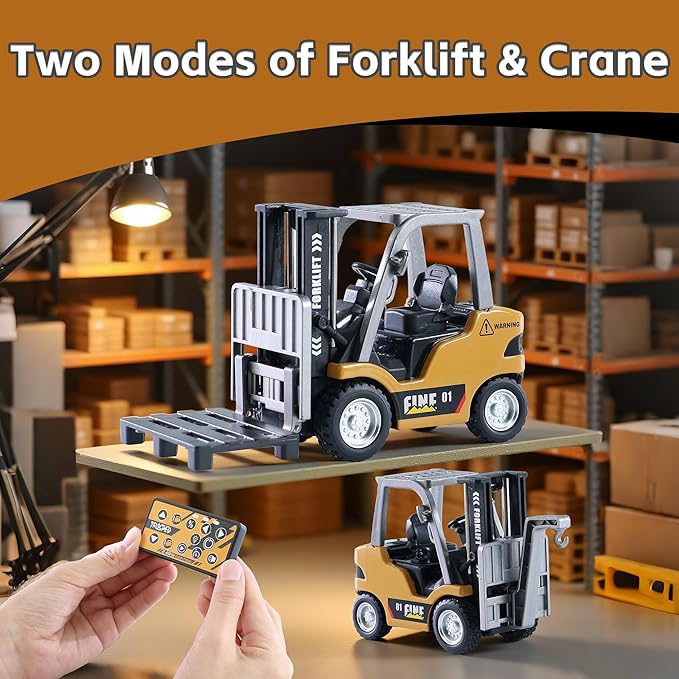 Remote Control RC Forklift Cranes, Engineering Vehicle Fork Truck