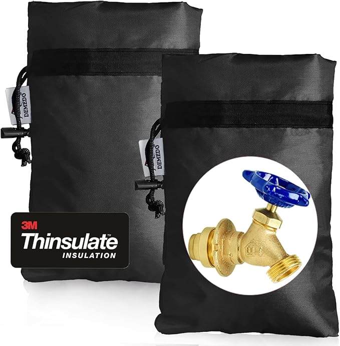 Outdoor Faucet Covers for Winter Freeze Protection-3M Thinsulate
