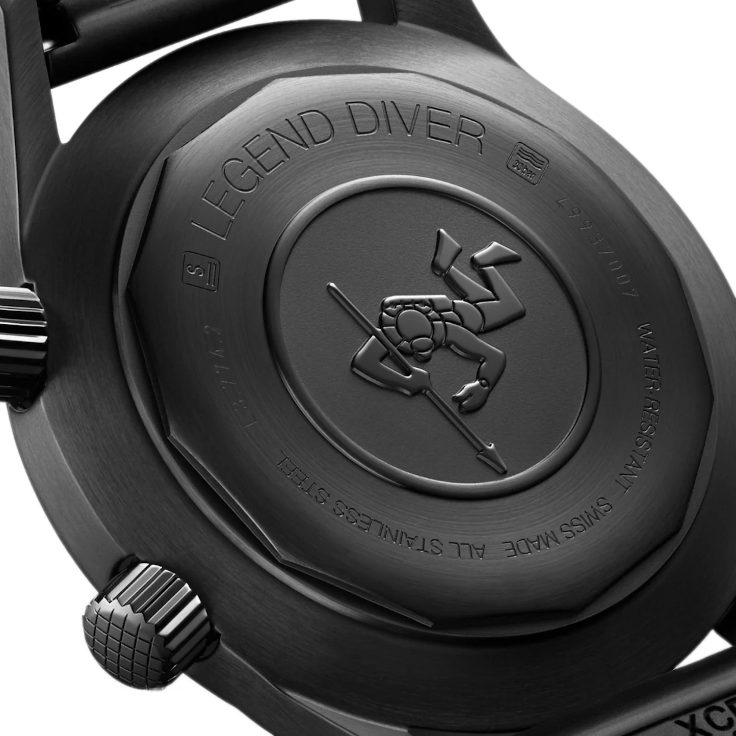 Legend Diver 42MM Automatic Black PVD Coated Case Watch L37742509