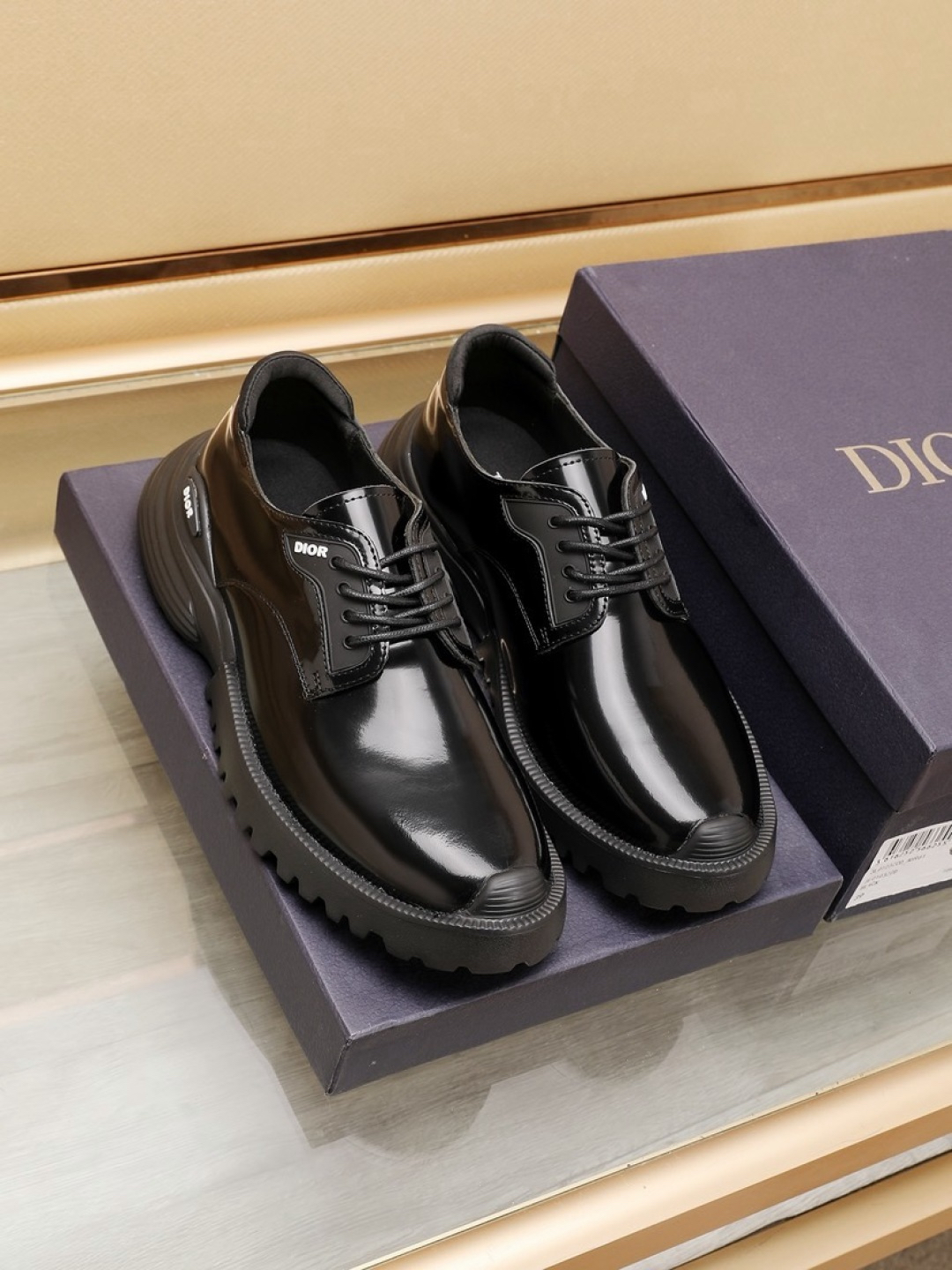 Dior men's leather shoes-39