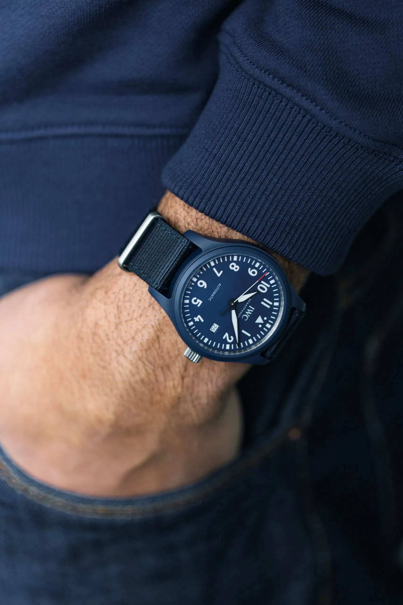 Schaffhausen Pilots watch automatic edition laureus sport for good iw328101