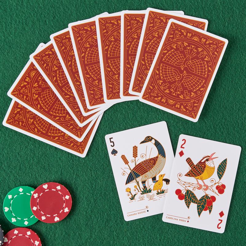 Bird in the Hand Playing Cards