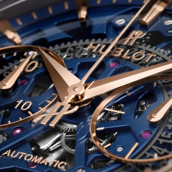 Classic Fusion Men Automatic Blue Rubber Watch 525.OX.5180.RX.ORL21