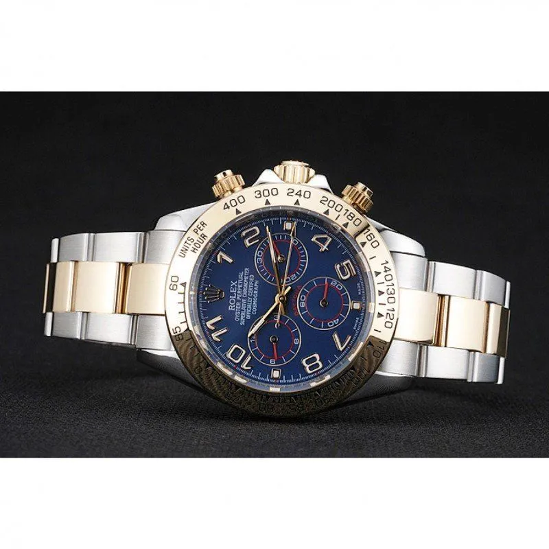 Cosmograph Daytona Blue Dial Two Tone Stainless Steel Bracelet 1454246