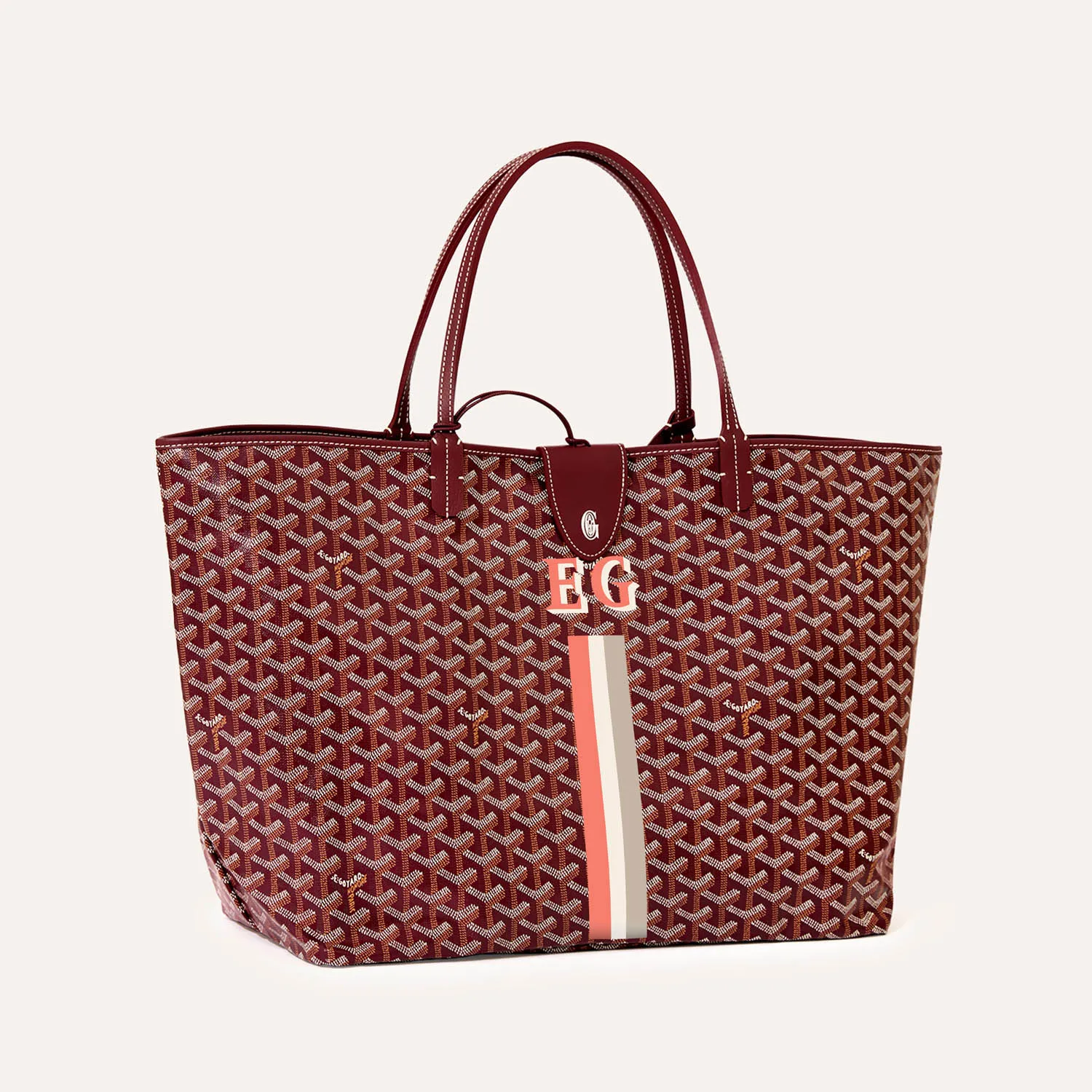 Saint Louis GM bag Stripes and Initials