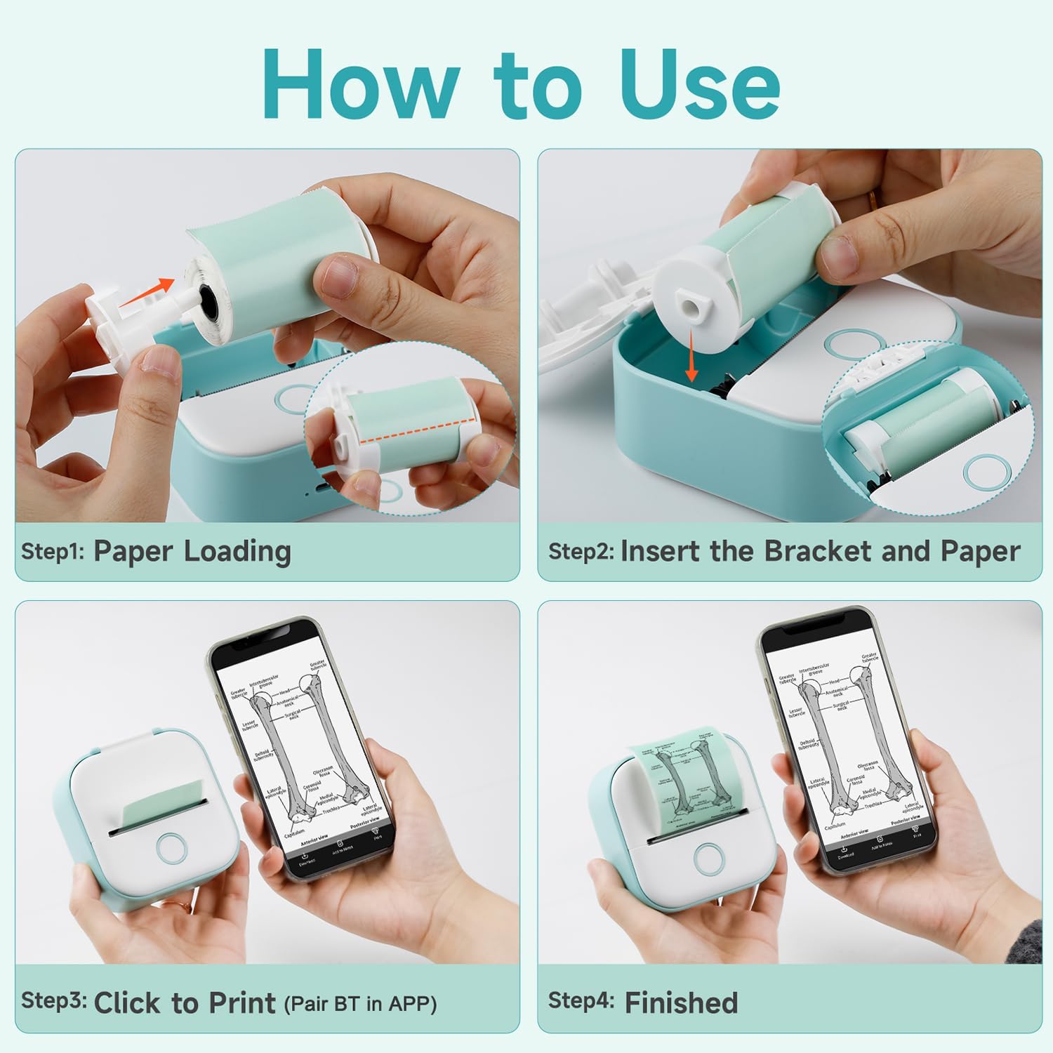 Memoking Print Pods Mini Printer