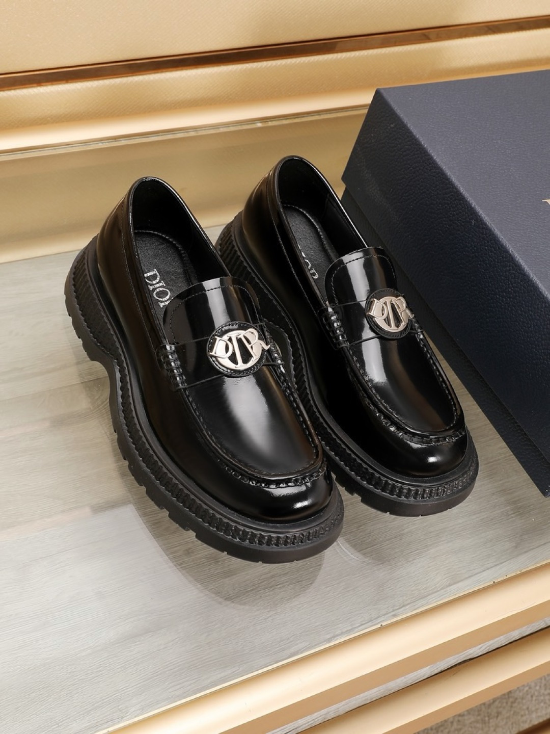 Dior men's leather shoes-70