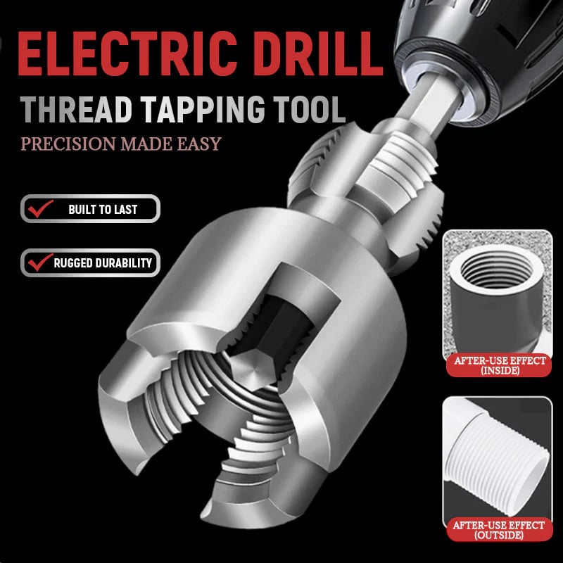 Water Pipe Thread Opener New Electric Drill Tapping Tool