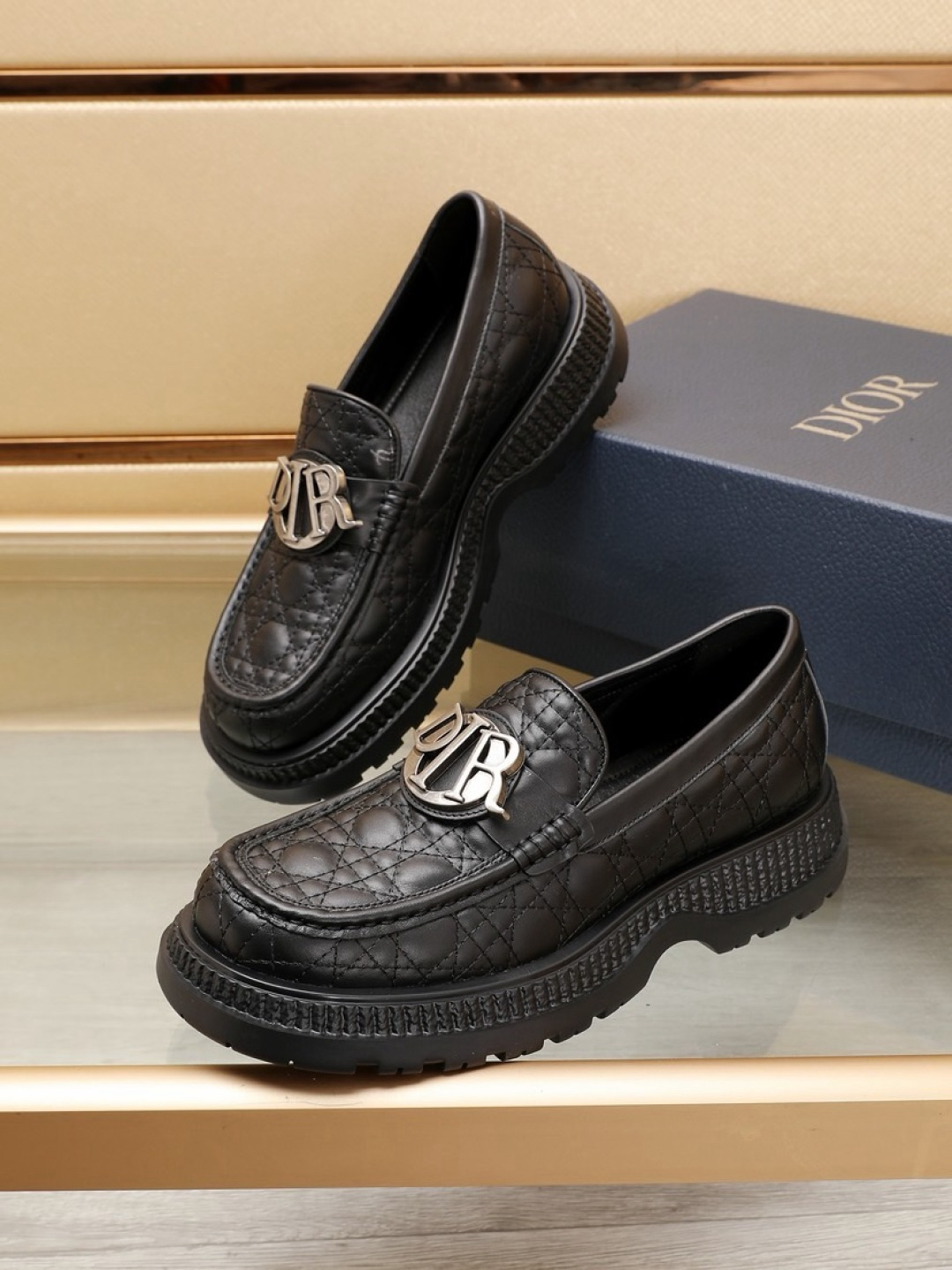 Dior men's leather shoes-33