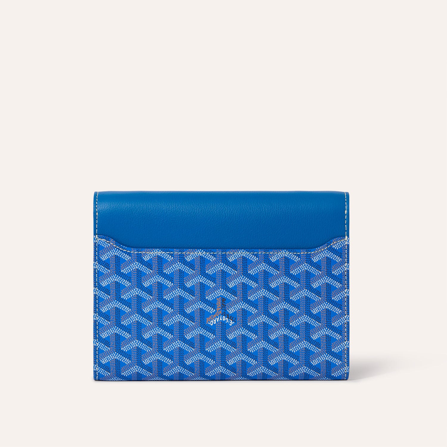 Chypre Wallet-Pouch Stripes and Initials
