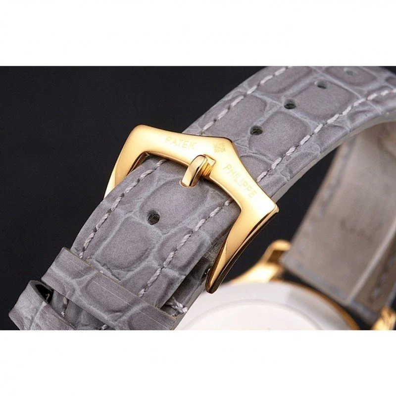 Calatrava Dial White 39 mm, Yellow Gold Plated