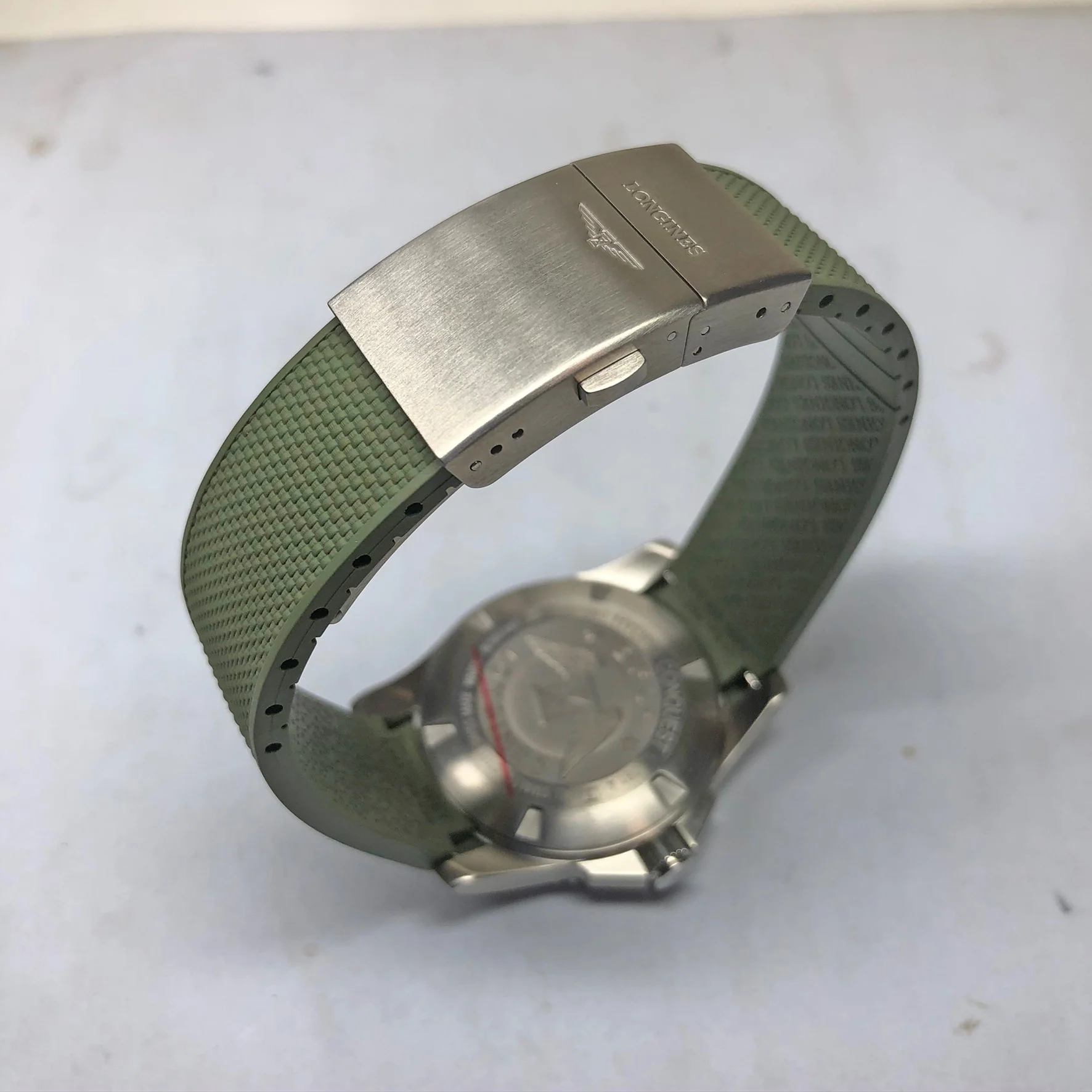 Hydroconquest 41MM Automatic Green Ceramic Diving Watch L37814069