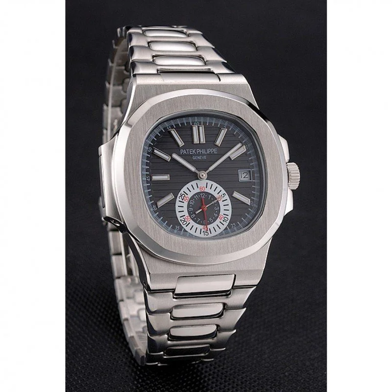 Nautilus 5980/1A-014 Dial Black 40 mm, Stainless Steel