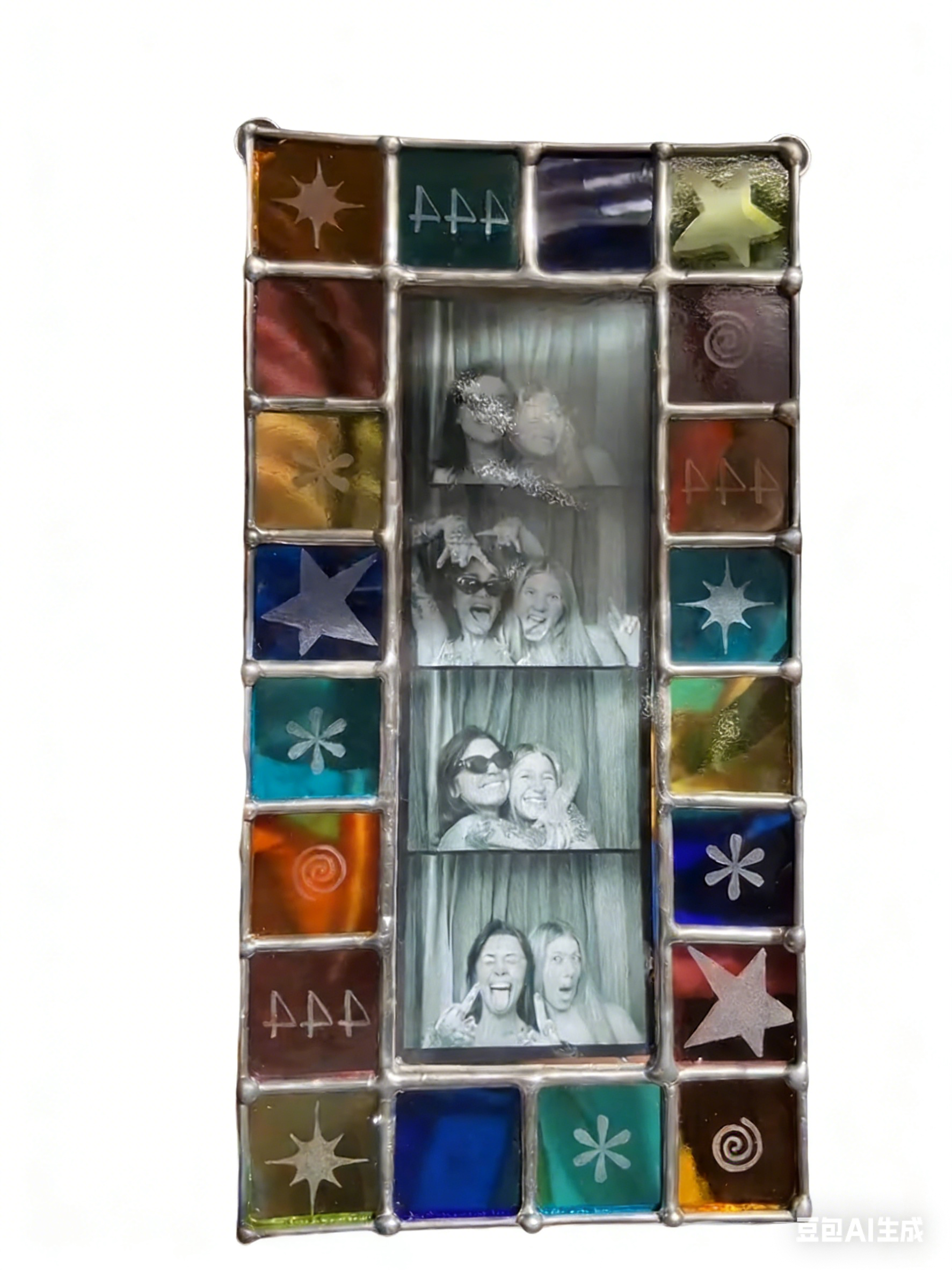 ✨Handmade Stained Glass Photobooth Frame