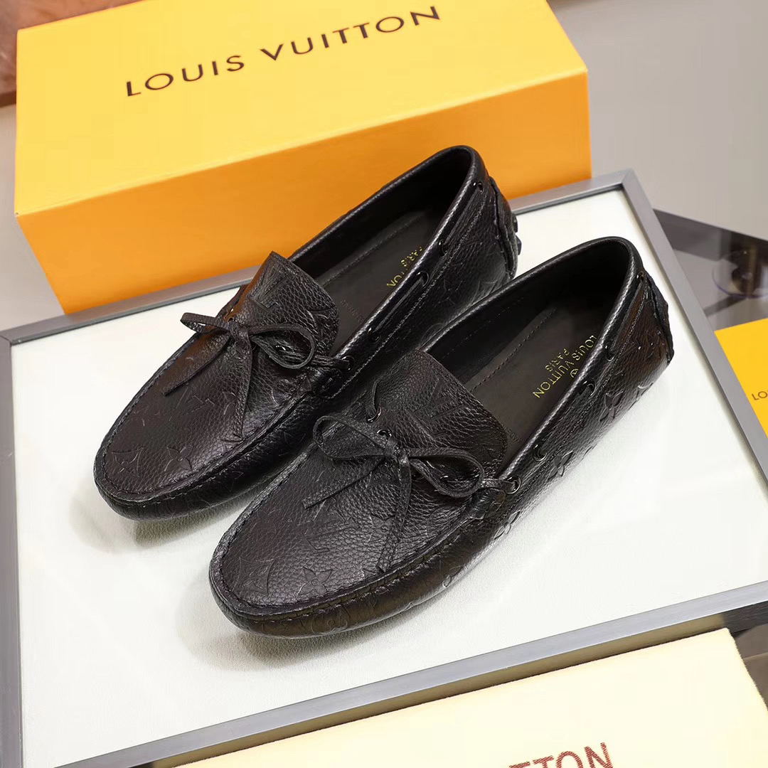 LV women's leather shoes-25