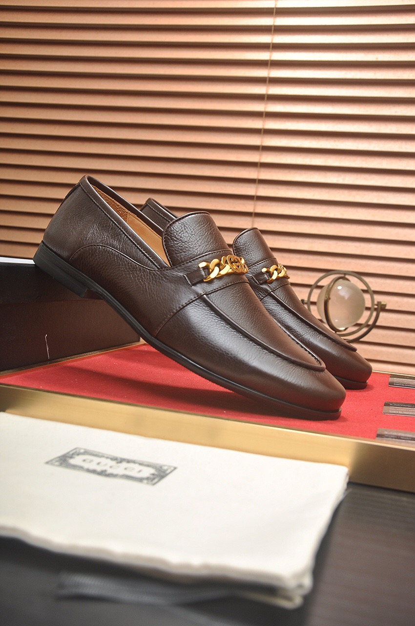 Prada men's leather shoes-24