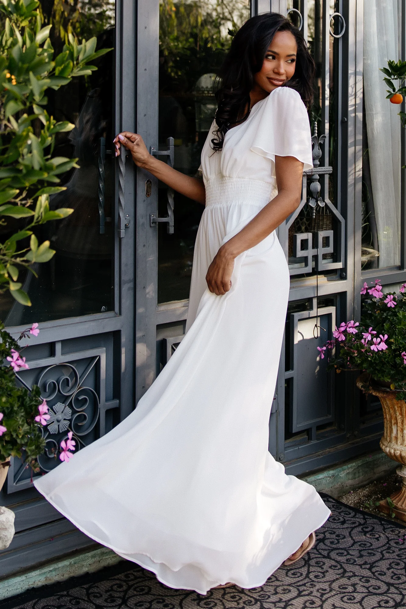 Birdie Maxi Dress | White