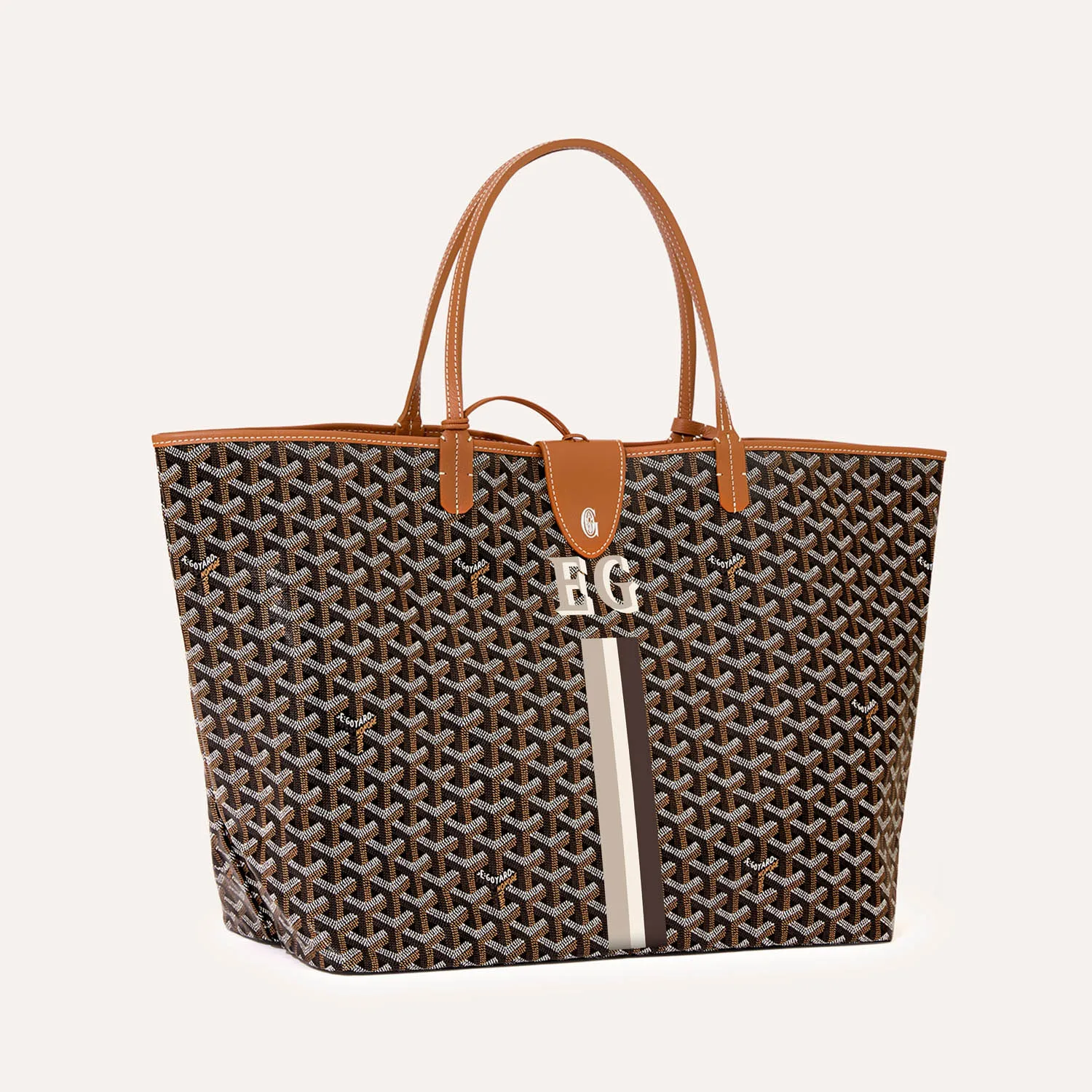 Saint Louis GM bag Stripes and Initials