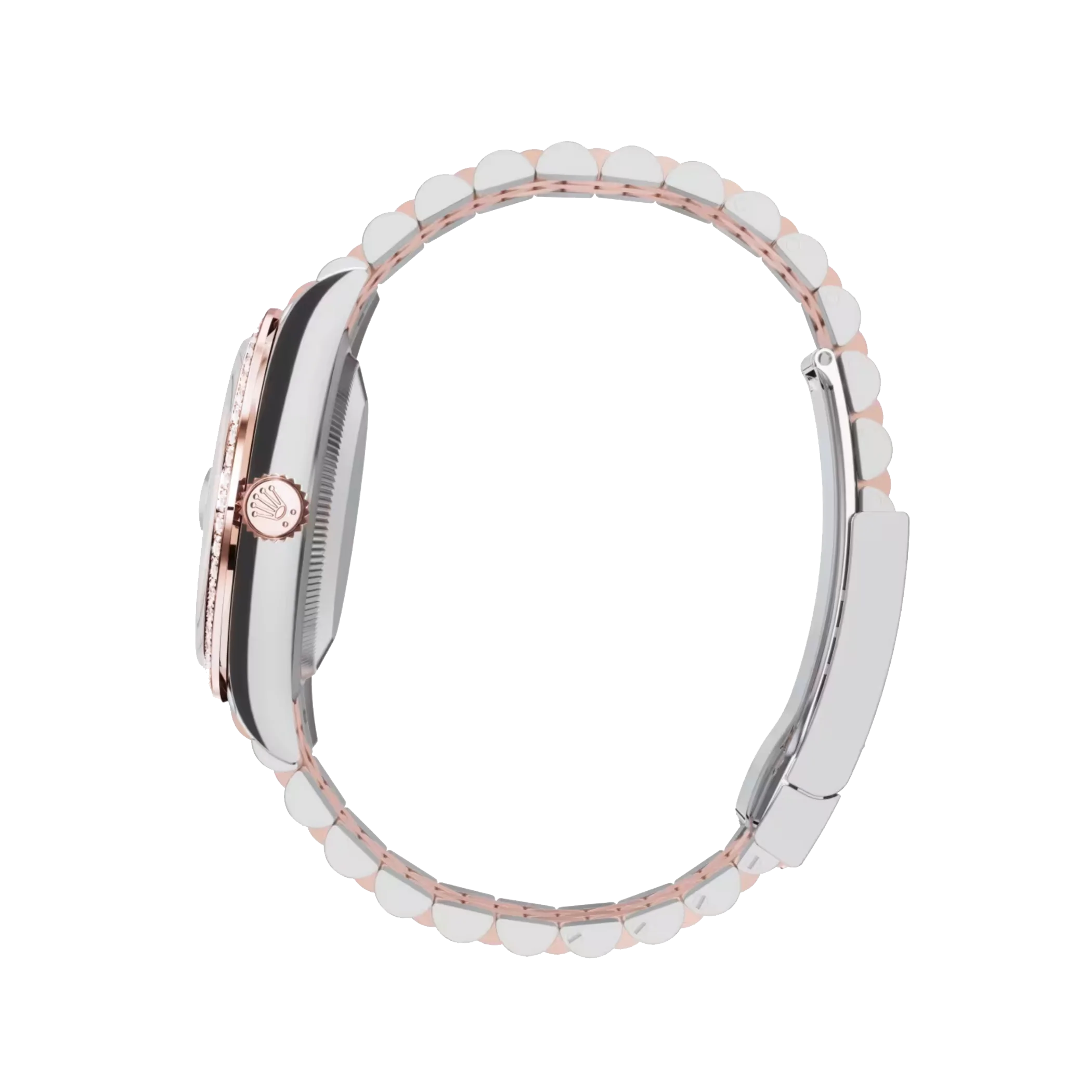 Datejust: Everose gold, chocolate, diamond-set, m126281rbr-0031