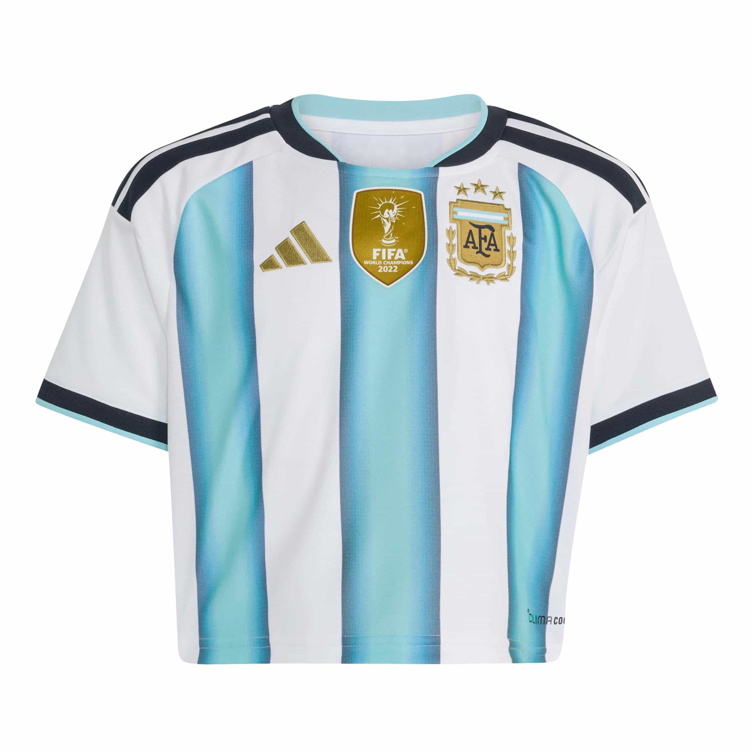 Argentina 26 Home Cropped Jersey Women
