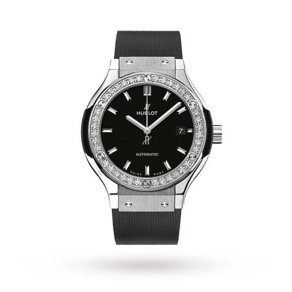 Classic Fusion Women Automatic Black Rubber Watch 582.NX.1170.RX.1204