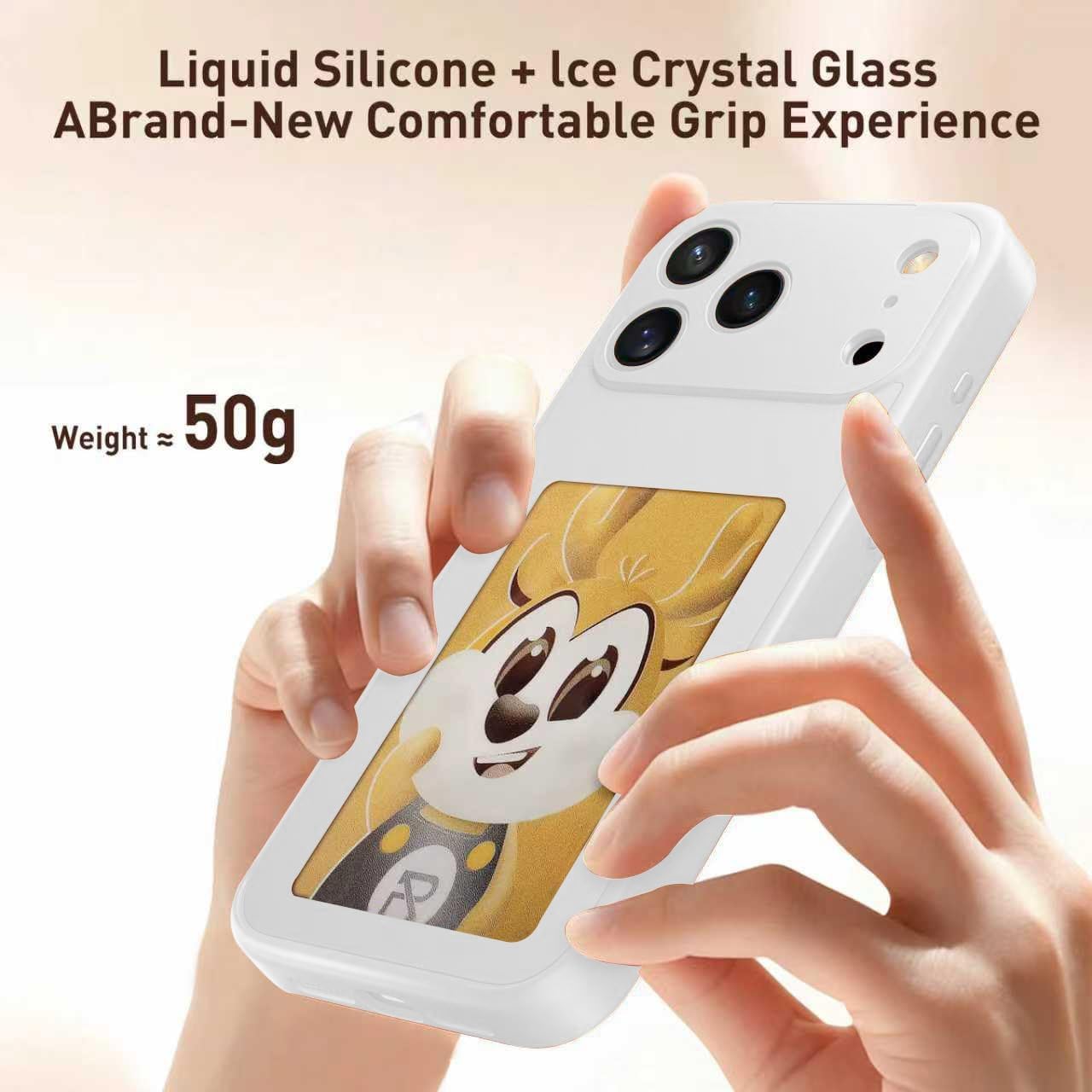 Smart Phone Case Rear Projection Ink Case Customizable Instantly Display Photo Personalize Ink Phone Case Back Cover