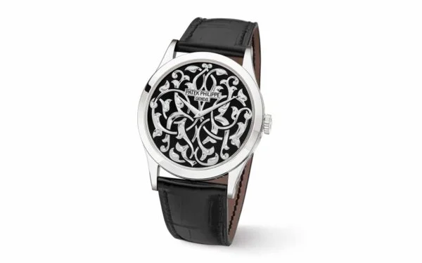 Calatrava 5088/100P-001 Volutes and Arabesques 38 mm,Platinum,
