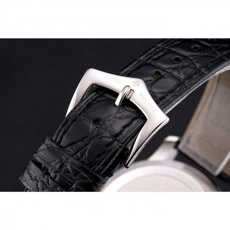 Calatrava Date Dial White 41 mm, Stainless Steel