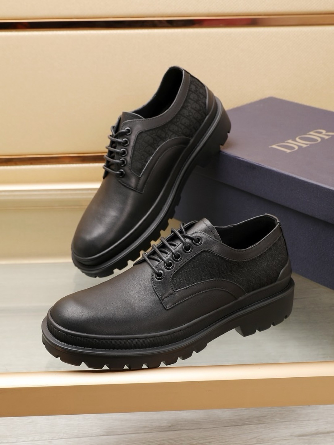 Dior men's leather shoes-74