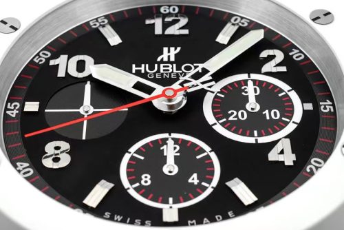 big bang series white black wall clock